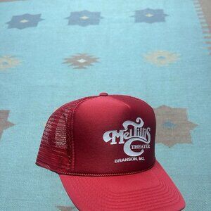 Vintage trucker hat mesh cap Mel Tillis theater Branson Missouri country music